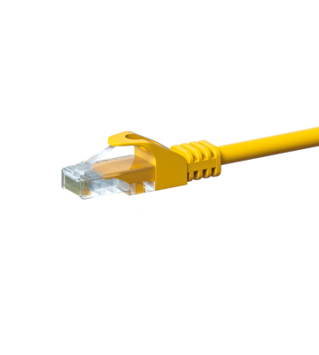 CAT5e patchkabel 5m geel - CCA