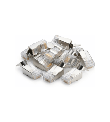 DANICOM SFTP CAT6a RJ45 Connector - voor stugge kern - 10 stuks