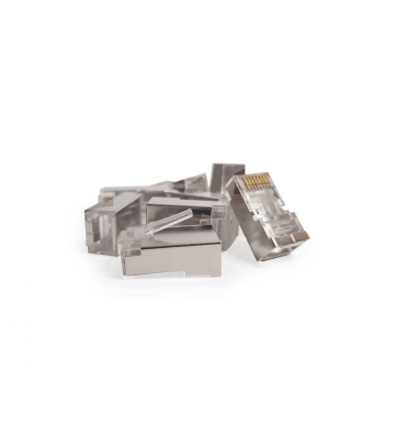 DANICOM FTP CAT6 RJ45 Connector - voor stugge kern - 10 stuks