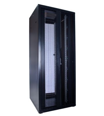 42U serverkast met dubbele geperforeerde voor- en achterdeuren 800x800x2000mm (BxDxH)