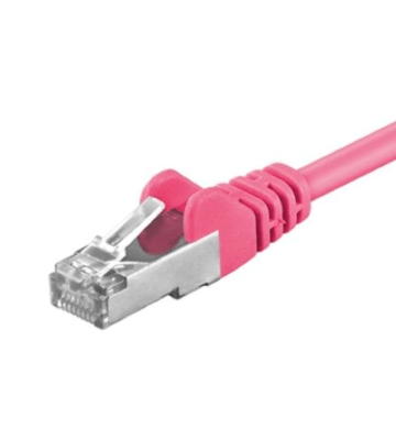 CAT5e FTP patchkabel 3m roze