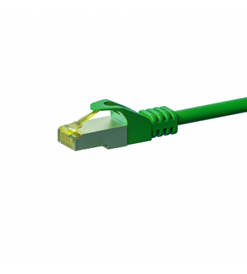 Cat7 S/FTP (PIMF) patchkabel 15m groen