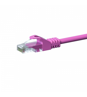 CAT5e patchkabel 0,25m roze - CCA