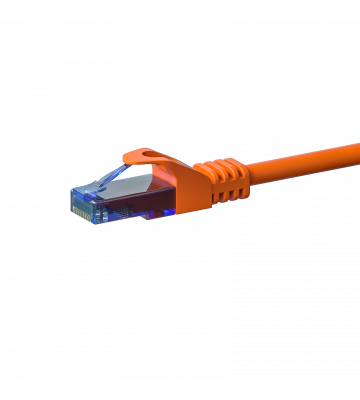 UTP CAT6a patchkabel 0,25m oranje - 100% koper