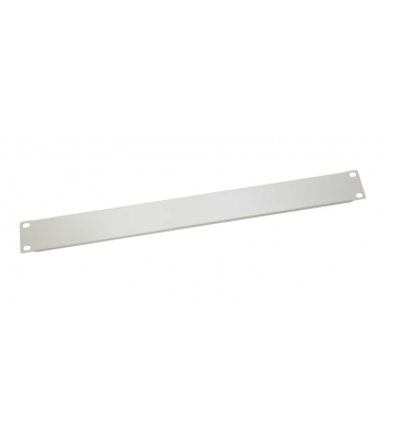 1 U 19 inch afdekpaneel in zwart voor patchkasten - wit