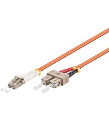 Glasvezel kabel LC-SC OM2 (laser optimized) 0,5 m