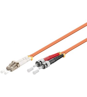 Glasvezel kabel LC-ST OM2 (laser optimized) 15 m