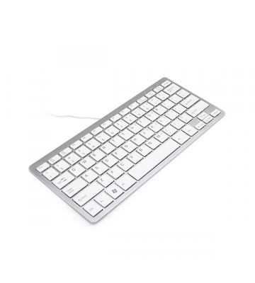 Mini toetsenbord USB, USA/Nordic-layout, zwart, voor 19 inch kasten