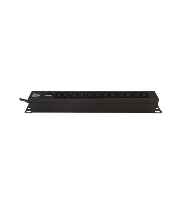 12 voudige C13 stekkerdoos met spanningsindicator en overspanningsbeveiliging 19 inch