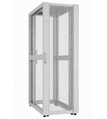 48U Datacenter patchkast met geperforeerde deur 600x1000x2250mm (BxDxH) Grijs