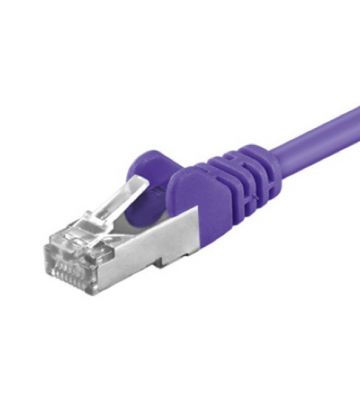 CAT5e FTP 0,5m paars