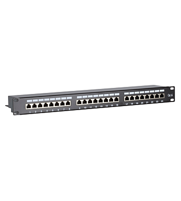Patchpaneel Cat6 FTP 24 ports