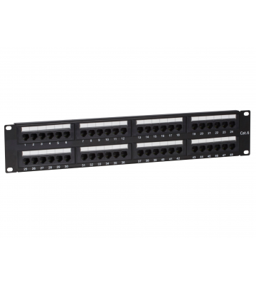 Patchpaneel Cat6 UTP 48 ports