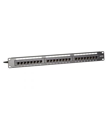 Patchpaneel Cat6a UTP 24 ports