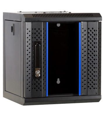 10 inch 4U Patchkast met glazen deur 312x310x264mm  (BxDxH)