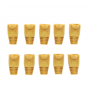 Tule  Geel RJ45 set van 10