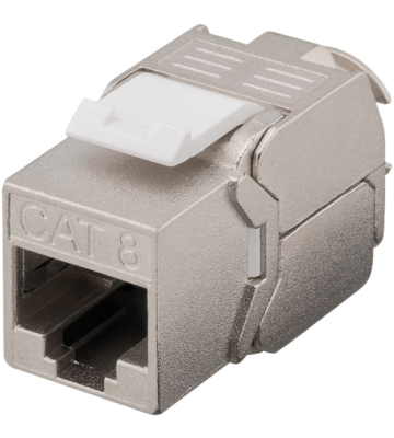 CAT8 STP Keystone Connector - Toolless
