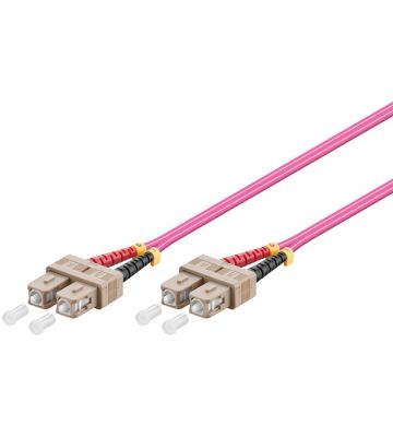Glasvezel kabel SC-SC OM4 (laser optimized) 1 m