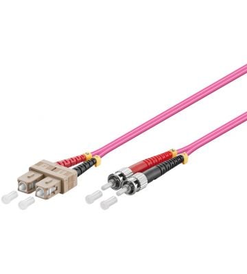 Glasvezel kabel SC-ST OM4 (laser optimized) 5 m
