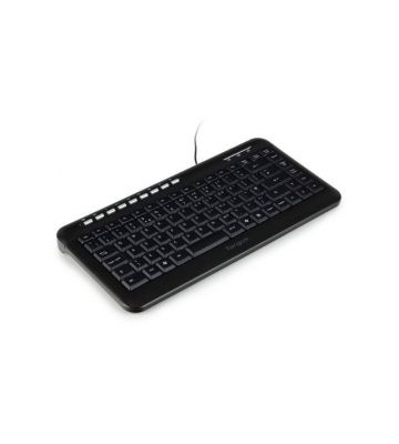 Targus Mini toetsenbord USB, USA/Nordic-layout, zwart/zilver, voor 19 inch kasten