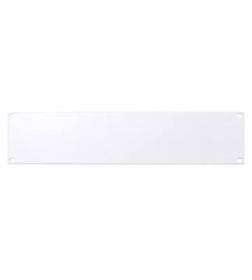 2U 19 inch afdekpaneel voor patchkasten - wit