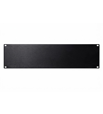 3 U 19 inch afdekpaneel in zwart voor patchkast