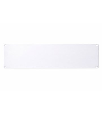 3U 19 inch afdekpaneel voor patchkasten - wit
