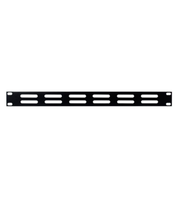 19 inch Ventilatie paneel Zwart - 1U