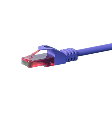 UTP CAT6 patchkabel 5m paars - 100% koper