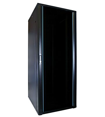 47U Patchkast met glazen deur 600x1000x2200mm (BxDxH)