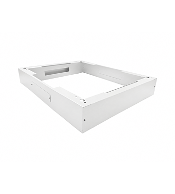 Sokkel voor 19 inch patchkasten 800x800x150mm (BxDxH) - Wit