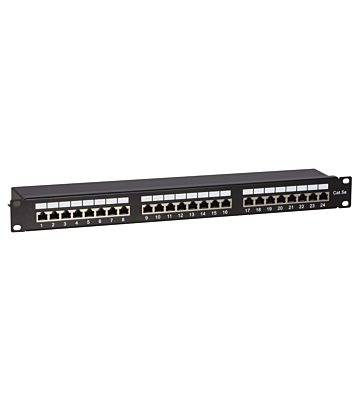 Patchpaneel Cat5e FTP 24 poorts