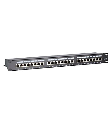 Patchpaneel Cat6 FTP 24 ports