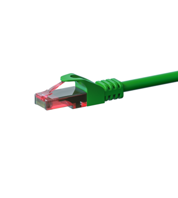 UTP CAT6 patchkabel 0,25m groen - 100% koper
