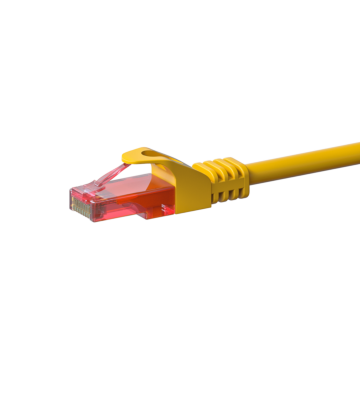 UTP CAT6 patchkabel 1,50m geel - 100% koper