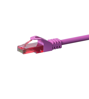 UTP CAT6 patchkabel 3m roze - 100% koper