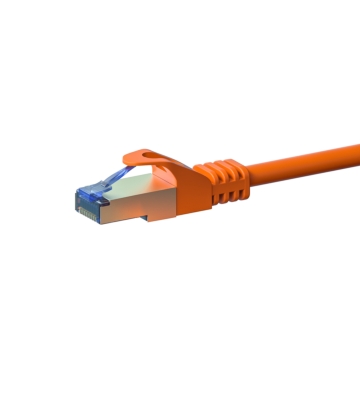 CAT6a S/FTP (PIMF) patchkabel 15m oranje
