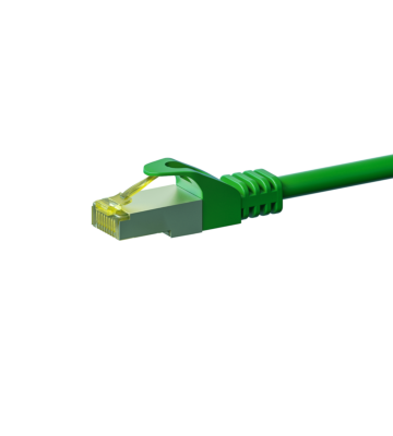 Cat7 S/FTP (PIMF) patchkabel 0,50m groen