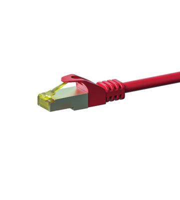 Cat7 S/FTP (PIMF) patchkabel 10m rood