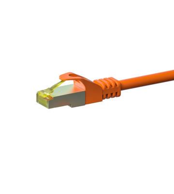 Cat7 S/FTP (PIMF) patchkabel 10m oranje