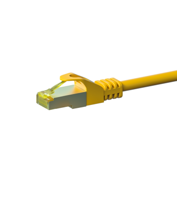 Cat7 S/FTP (PIMF) patchkabel 0,50m geel