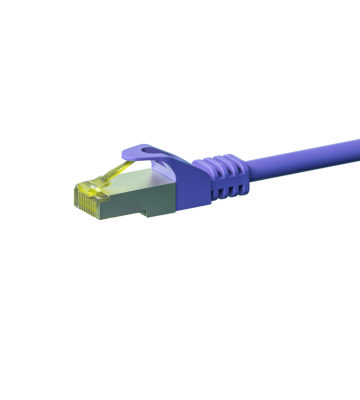 Cat7 S/FTP (PIMF) patchkabel 0,50m paars