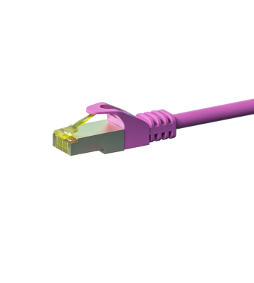Cat7 S/FTP (PIMF) patchkabel 0,50m roze
