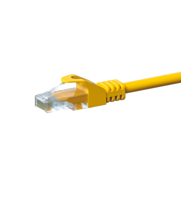 CAT5e patchkabel 15m geel - CCA