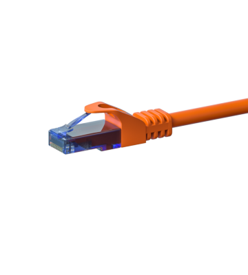 UTP CAT6a patchkabel 10m oranje - 100% koper