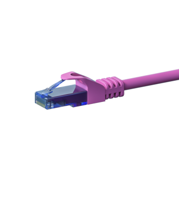 UTP CAT6a patchkabel 50m roze - 100% koper