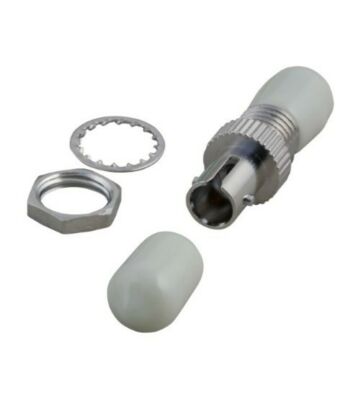 Multimode koppeling ST-ST simplex met metalen behuizing