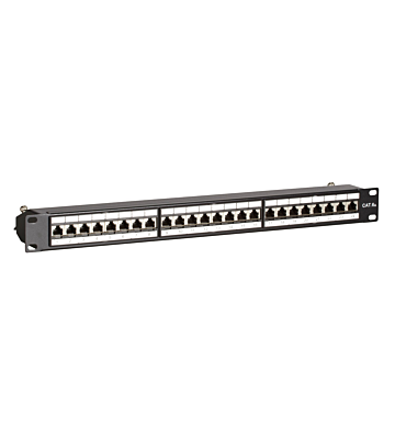 Patchpaneel Cat6a STP 24 poorts