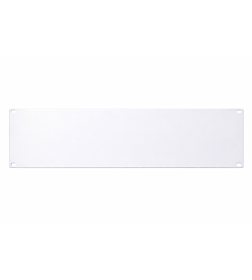 3U 19 inch afdekpaneel voor patchkasten - wit