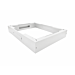 Sokkel voor 19 inch patchkasten 800x800x150mm (BxDxH) - Wit